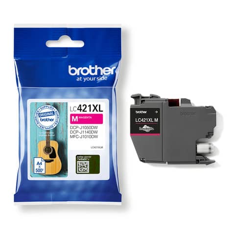 Cartuccia ink Brother magenta LC421XLM